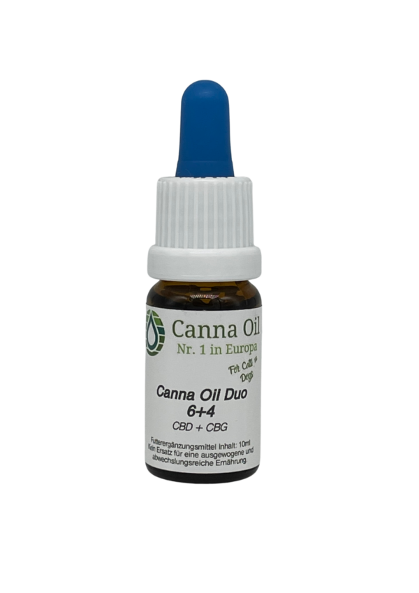 Canna Oil DUO 6+4 (olio CBD/CBG) per cani e gatti