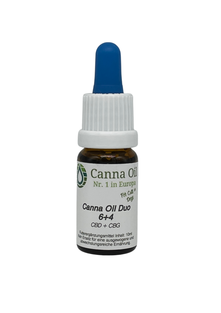 Canna Oil DUO 6+4 (CBD/CBG Öl) für Hunde und Katzen
