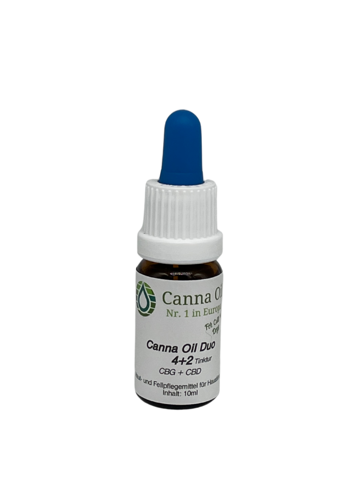 Canna Oil DUO 4+2 CBG/CBD Tinktur zur äußerlichen Anwendung bei offenen Wunden und gegen Juckreiz