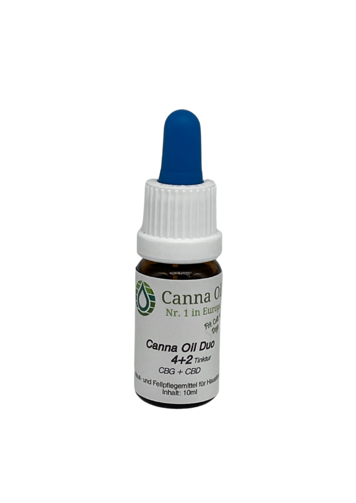 Canna Oil DUO 4+2 Tintura CBG/CBD per uso esterno su ferite aperte e contro il prurito