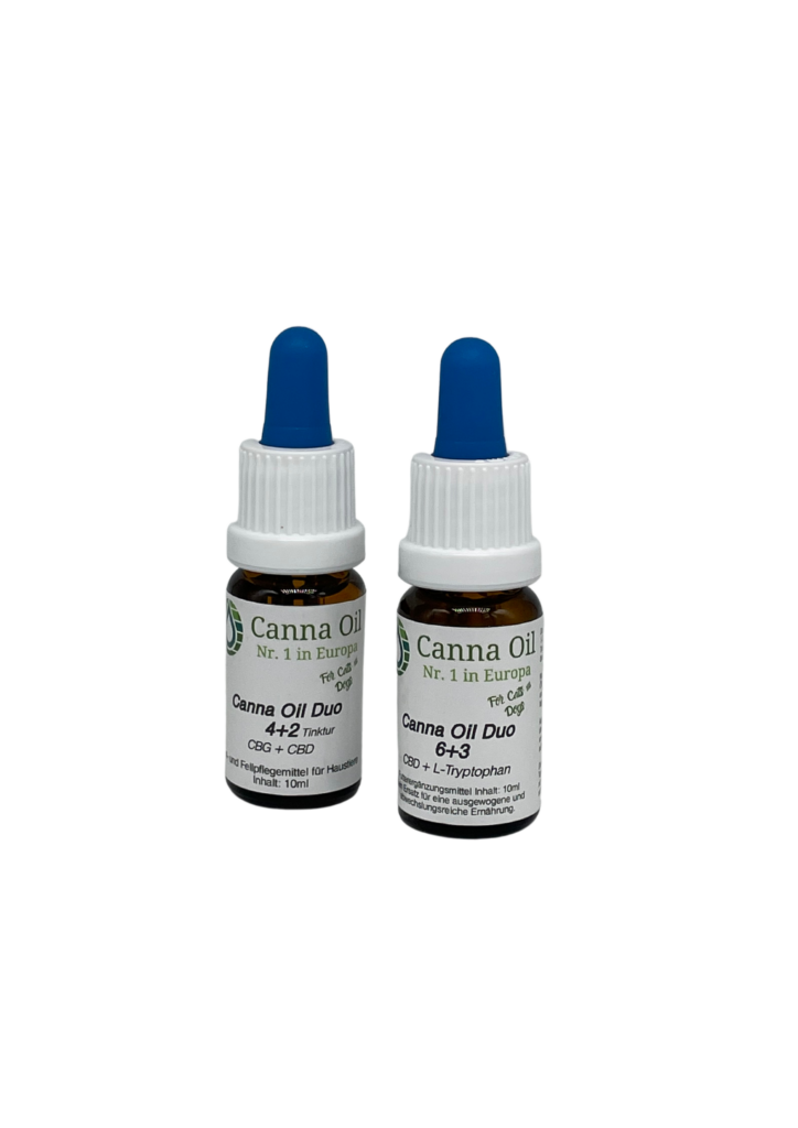 Kombipaket Canna Oil DUO 4+2 Tinktur plus DUO 6+3, gemeinsam stark gegen quälenden Juckreiz und offene Wunden