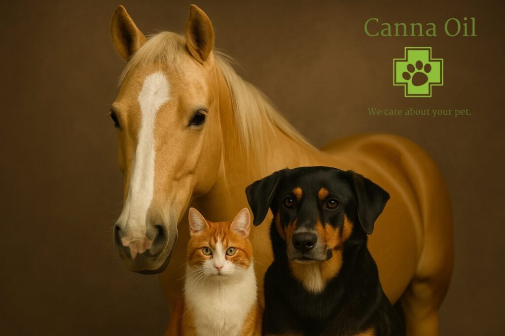 Pferd Katze Hund Canna Oil