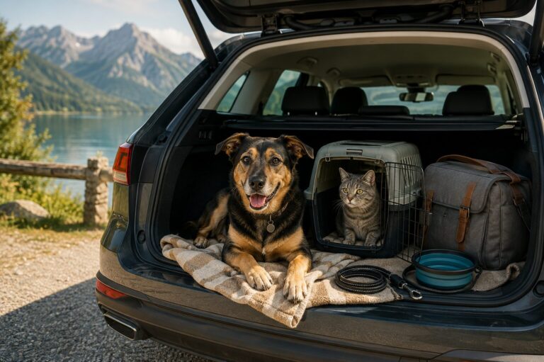 Reisezeit mit Haustieren